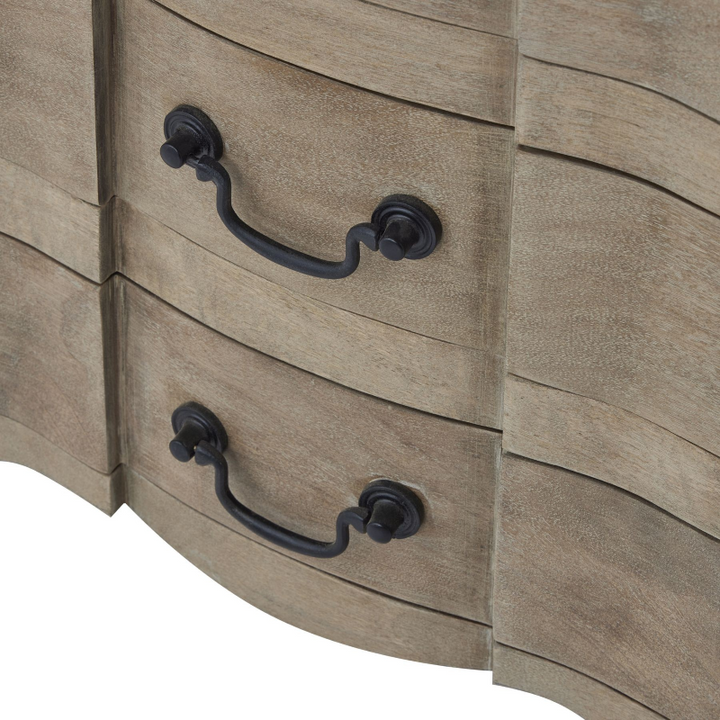 Bedside Table- Copgrove- 3 Drawer- Handles