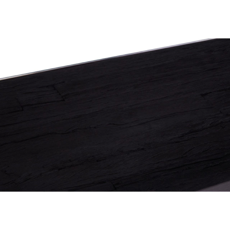 Black Coffee Table- Kerala With Cross Base