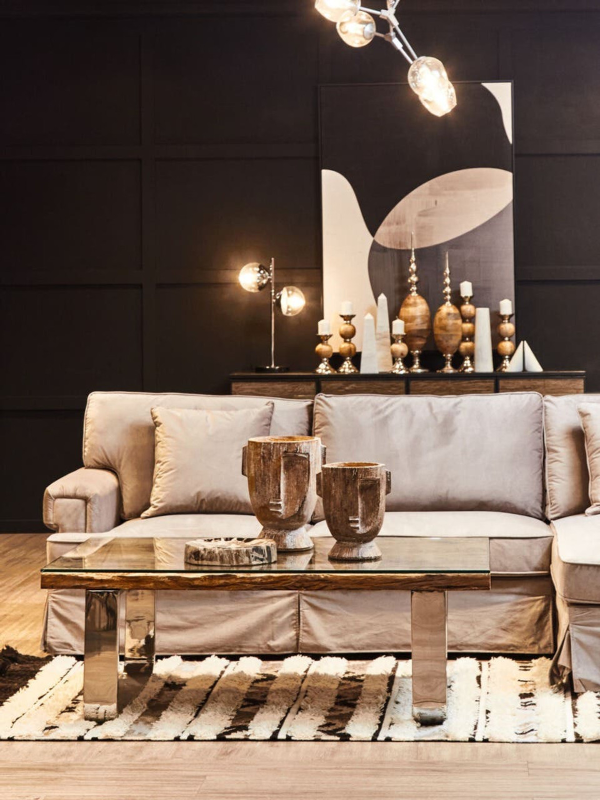 Coffee Table- Kerala Natural U Shaped Base