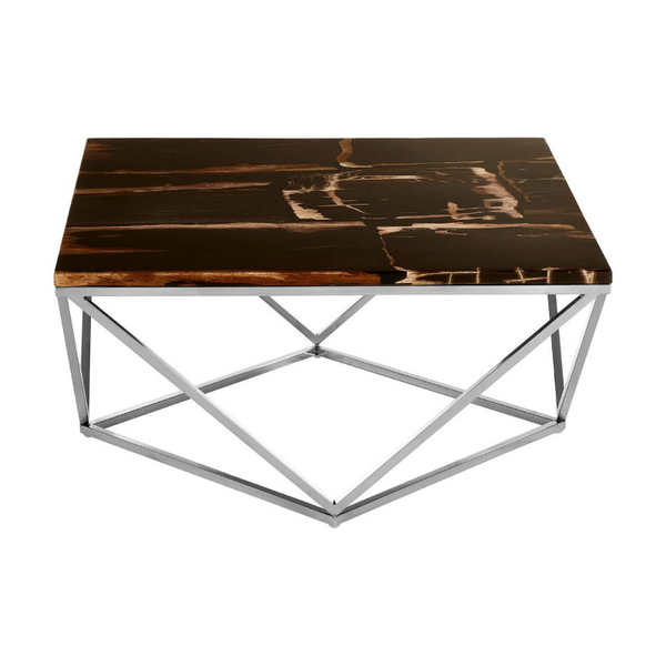 Coffee Table- Relic Dark Petrified Wood Top