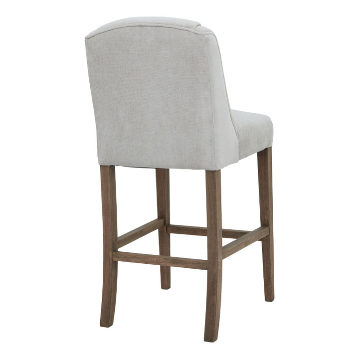 Compton Grey Barstool- Back