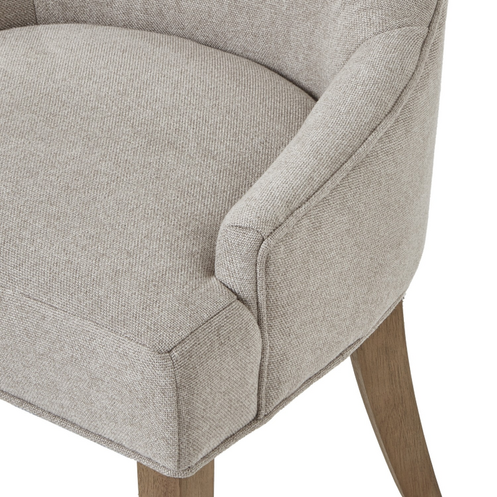 Dining Chair- Brockham Oatmeal Twill- Close