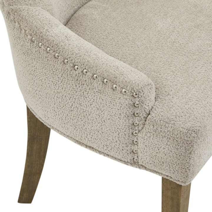 Dining Chair- Brockham Taupe- Armrest