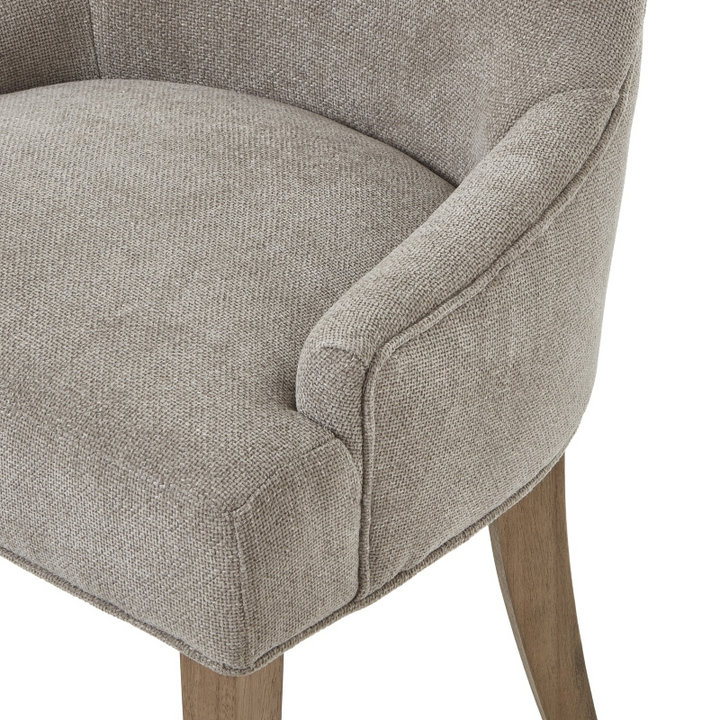 Dining Chair- Brockham Woven Taupe- Close