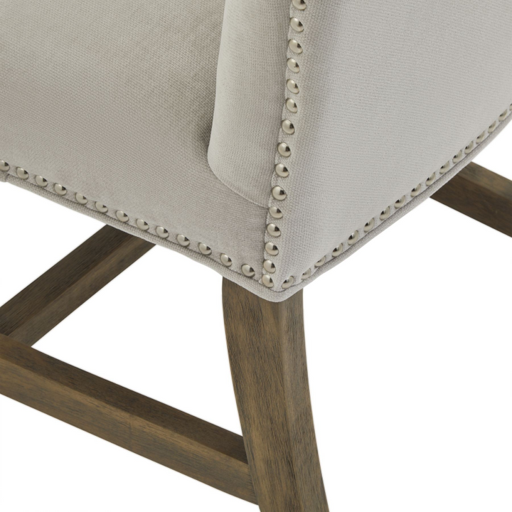 Dining Chair- Cobham in Grey- Close- Detail