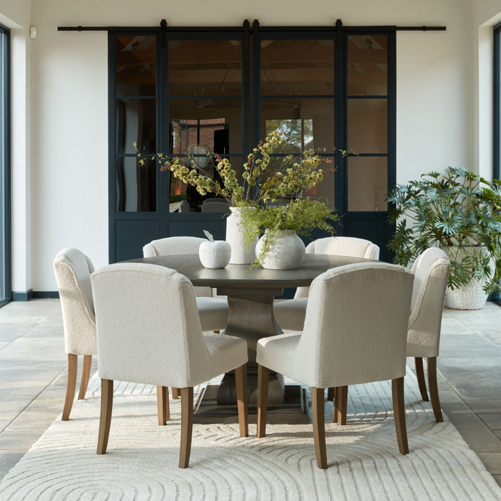 Dining Chair- Compton- Boucle- Lifestyle