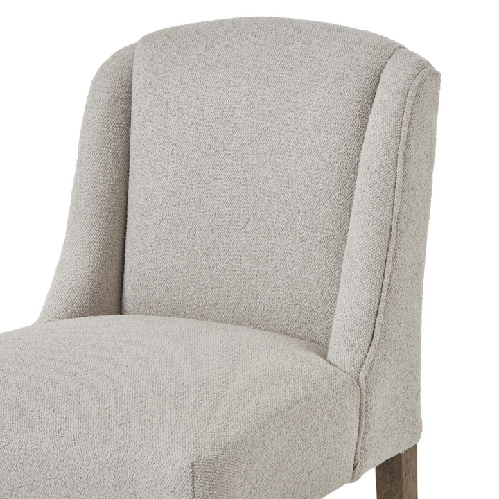 Dining Chair- Compton- Oatmeal Twill- Close