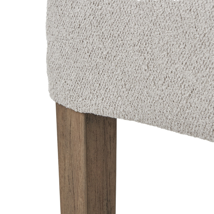 Dining Chair- Compton- Oatmeal Twill- Leg