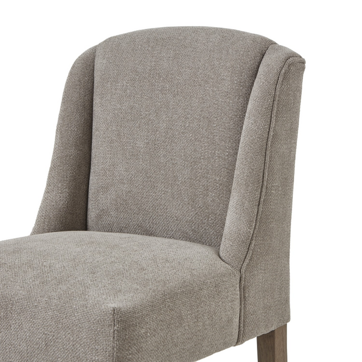 Dining Chair- Compton Woven Taupe- Close