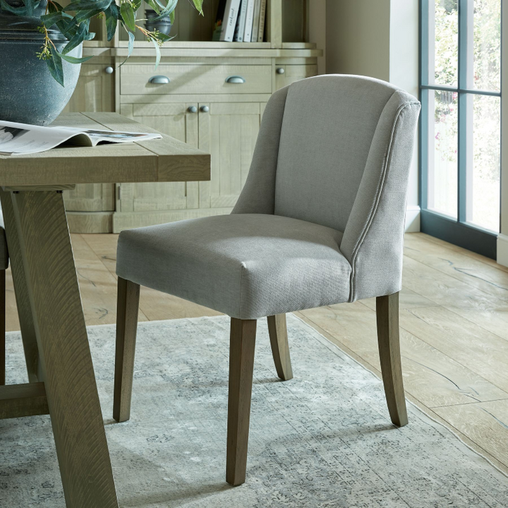 Dining Chair- Compton in Grey- Lifestyle- Stand Alone