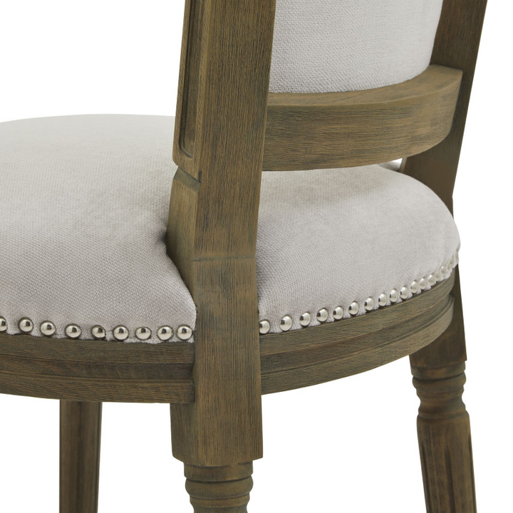 Dining Chair- Ripley in Grey- Back Rest- Close