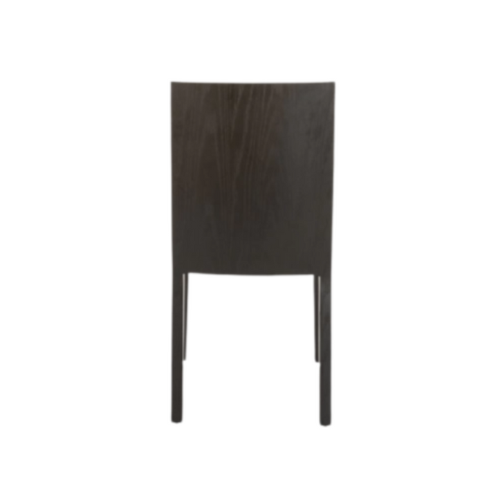 Dining Chair- Set of 2- Lotus in Wenge and Beige- Back