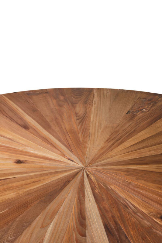 Dining Table with Splayed Legs- Jana Round Fir Wood