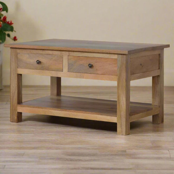 Coffee Table- Country- 4 Drawer