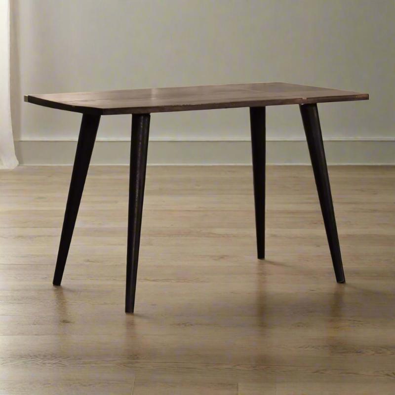 Ash Coffee Table- Black Brass Inlay