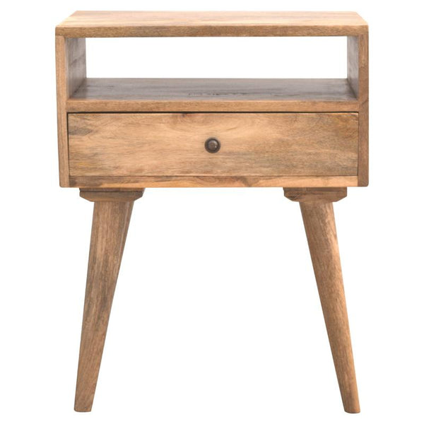 Bedside Table with Open Slot