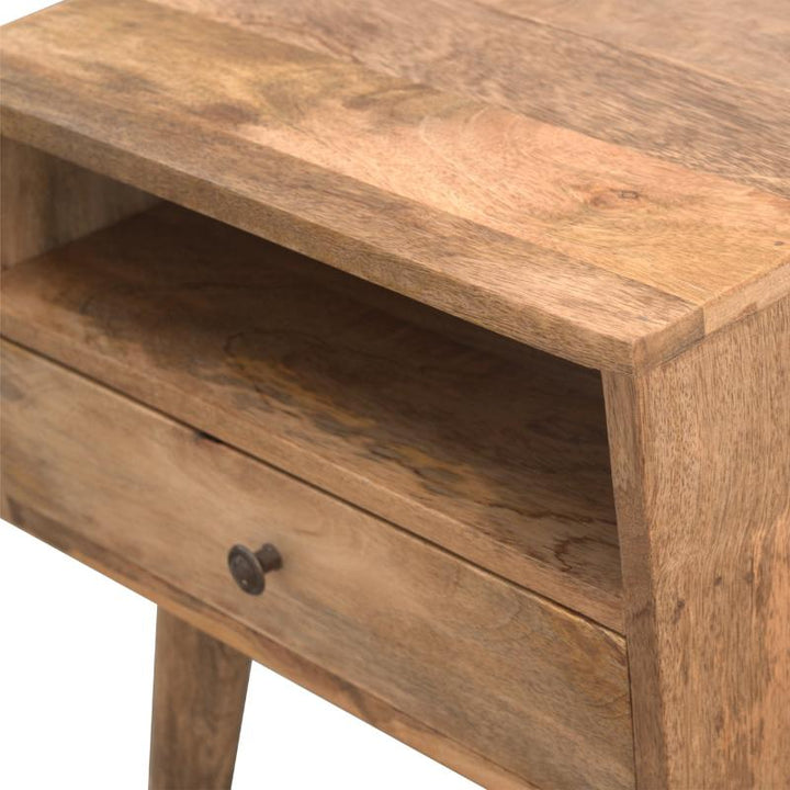 Bedside Table with Open Slot