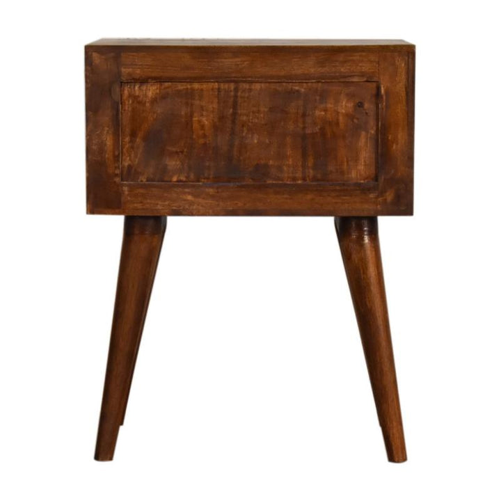 Bedside Table- Chestnut Modern Solid Wood