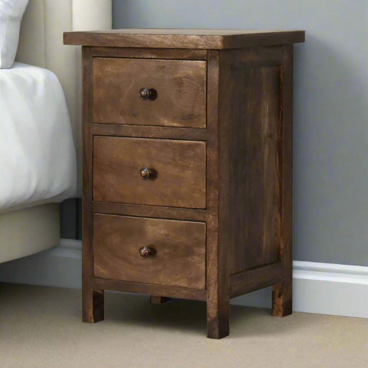 Grey Country Bedside Table- Mini Classic