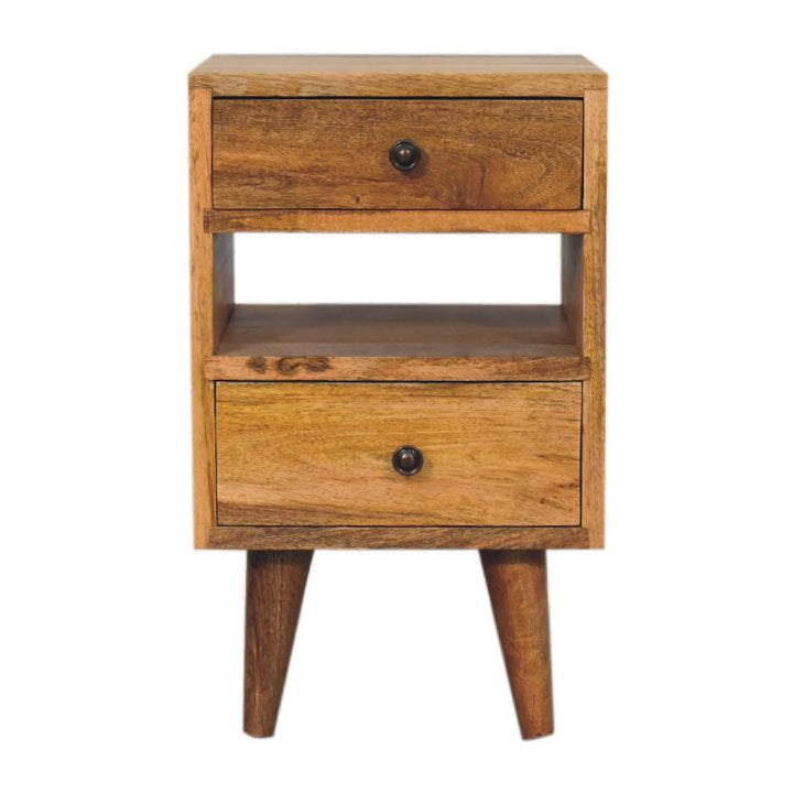 Bedside Table- Mini Classic Multi Oak-ish