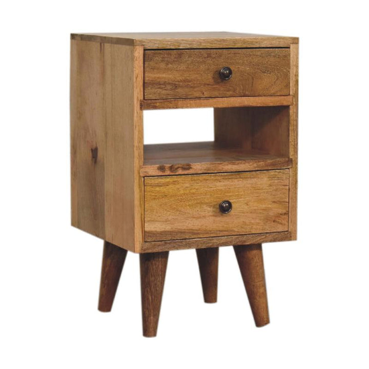 Bedside Table- Mini Classic Multi Oak-ish