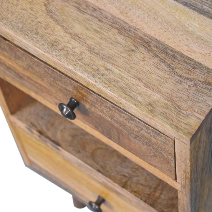 Bedside Table- Mini Classic Multi Oak-ish