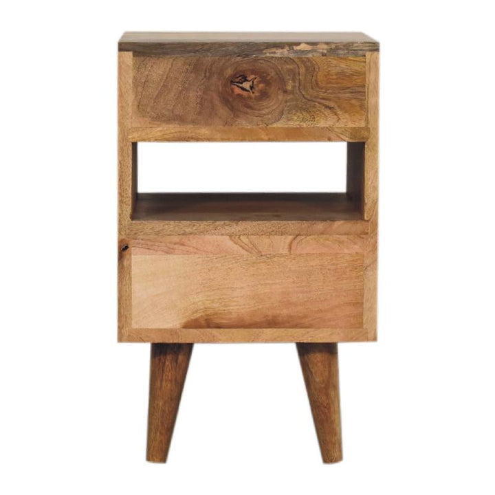 Bedside Table- Mini Classic Multi Oak-ish