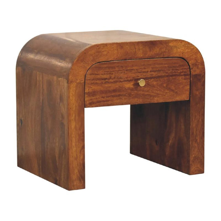 Chestnut Bedside Table- Darcy