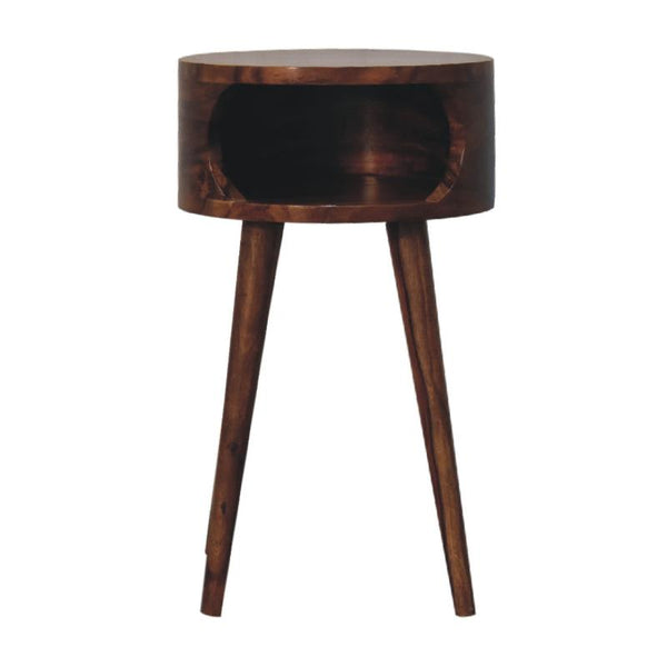 Honey Bedside Table- Alina Open