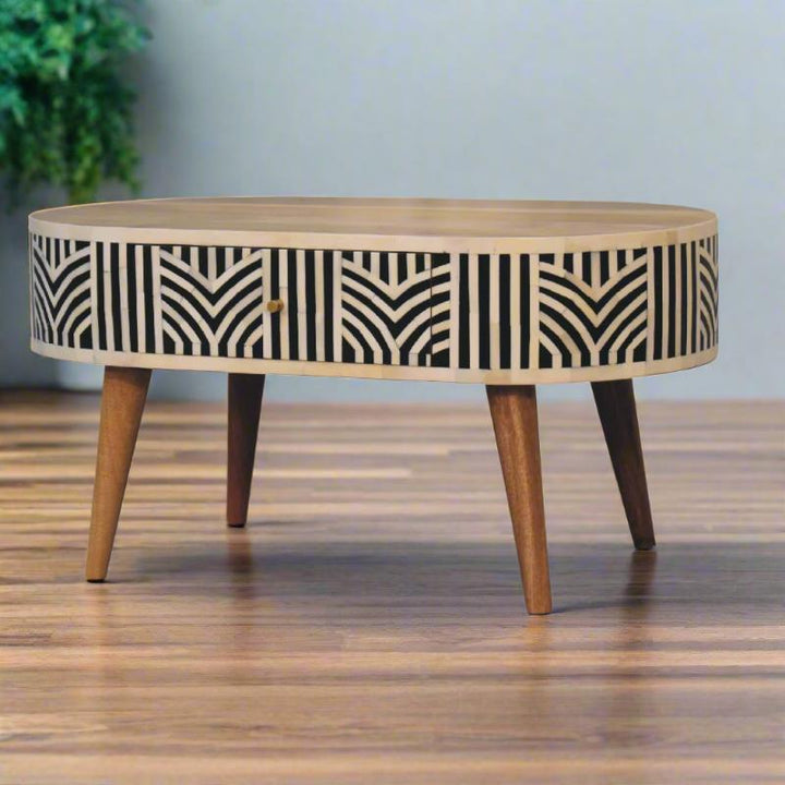 Coffee Table- Edessa Bone Inlay