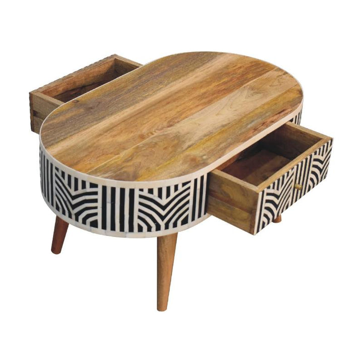 Coffee Table- Edessa Bone Inlay