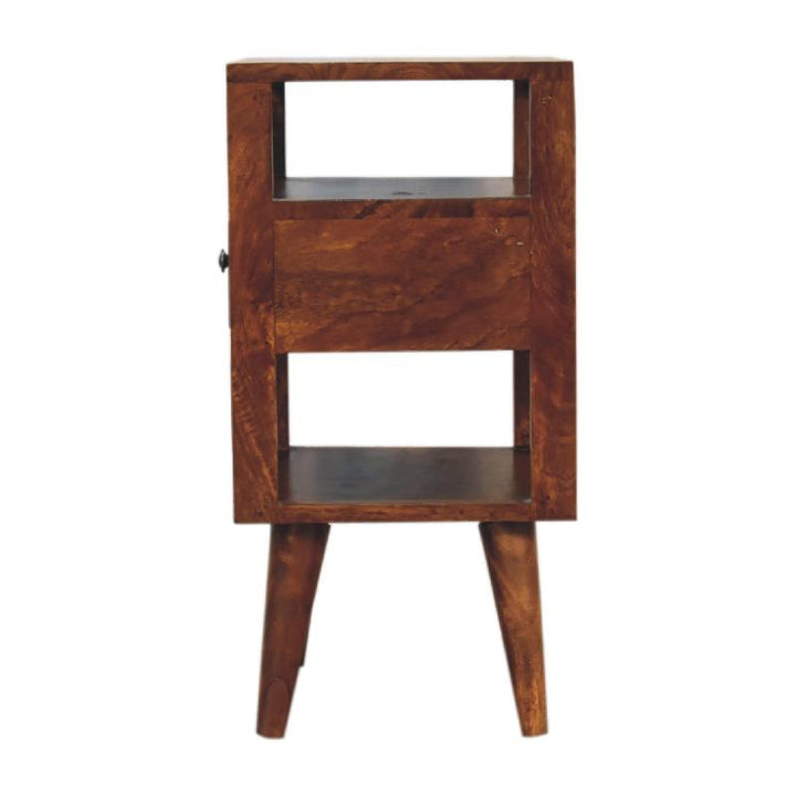 Chestnut Bedside Table- Dante