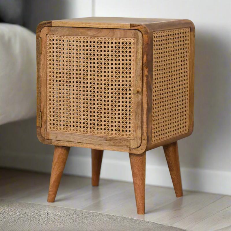 Bedside Table- Larrisa- Woven Door