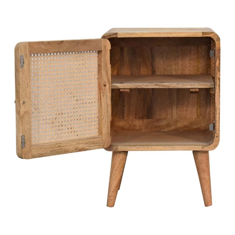 Bedside Table- Larrisa- Woven Door