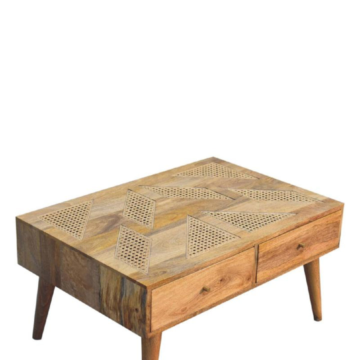 Woven Coffee Table- Aztec