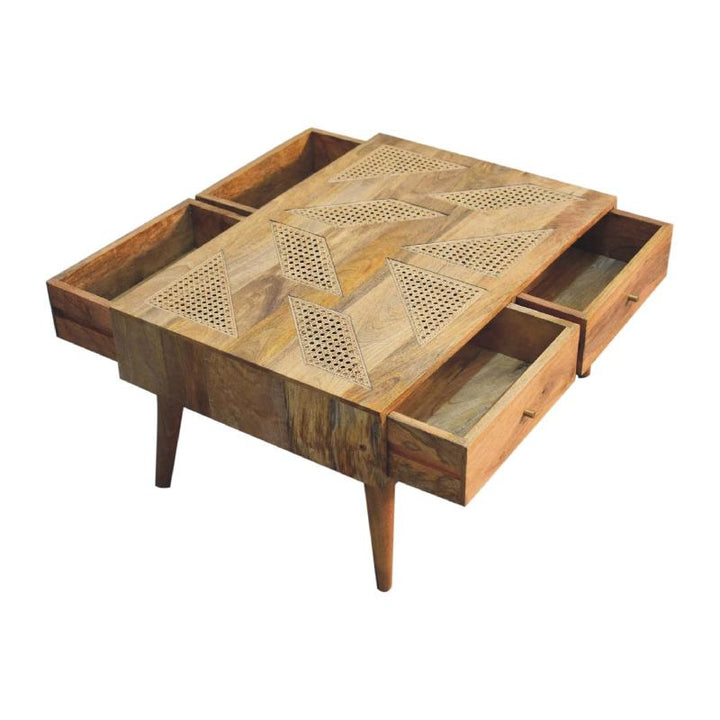 Woven Coffee Table- Aztec