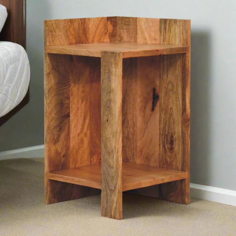 Bedside Table- Oak-ish Box