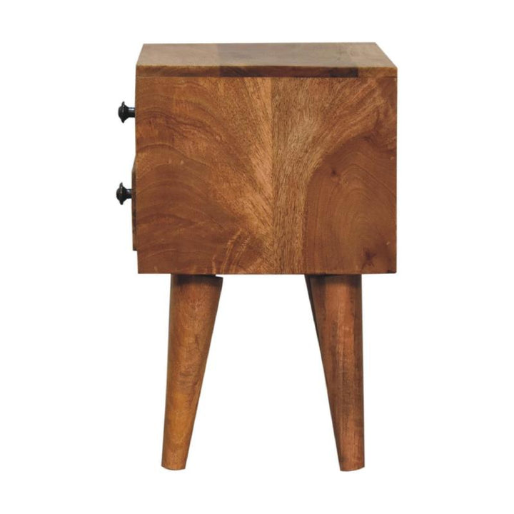 Modern Bedside Table- Mini Oak-ish