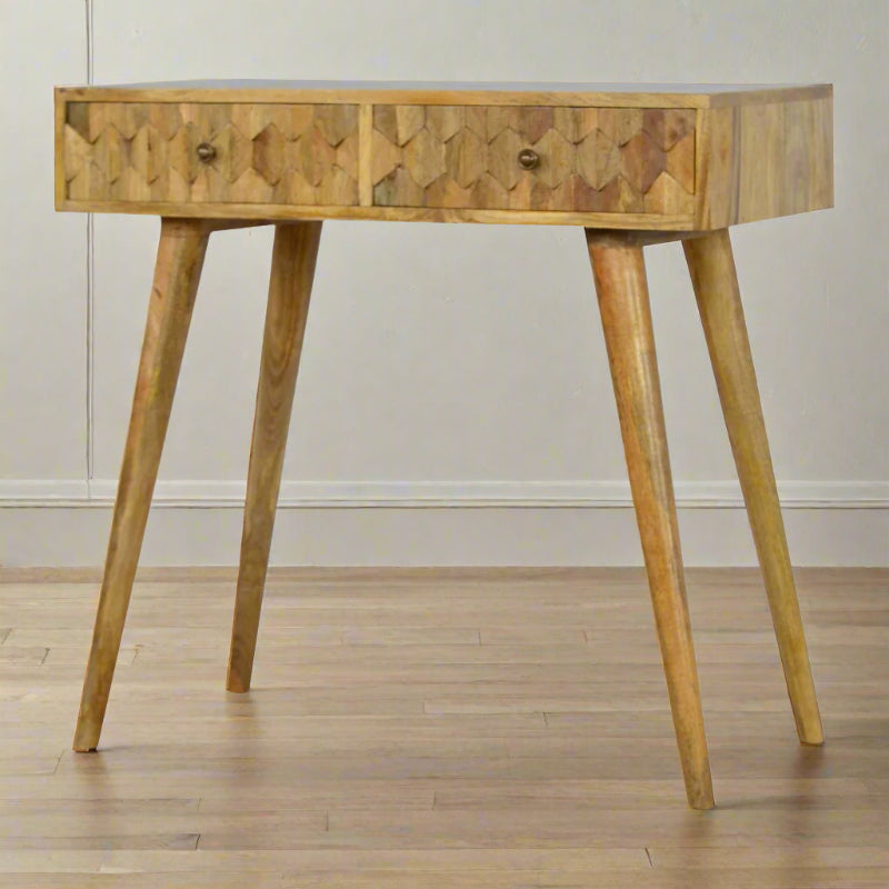 Carved Console Table- Pineapple