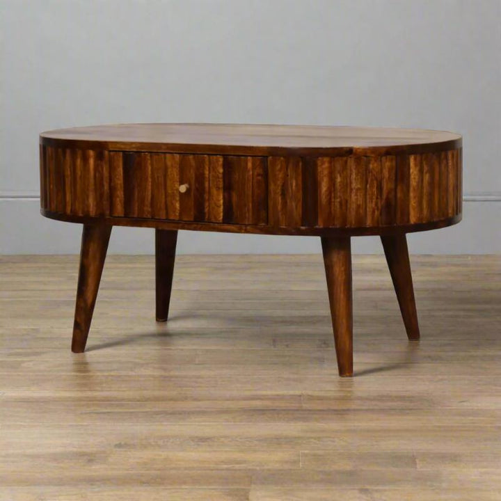 Chestnut Coffee Table- Stripe