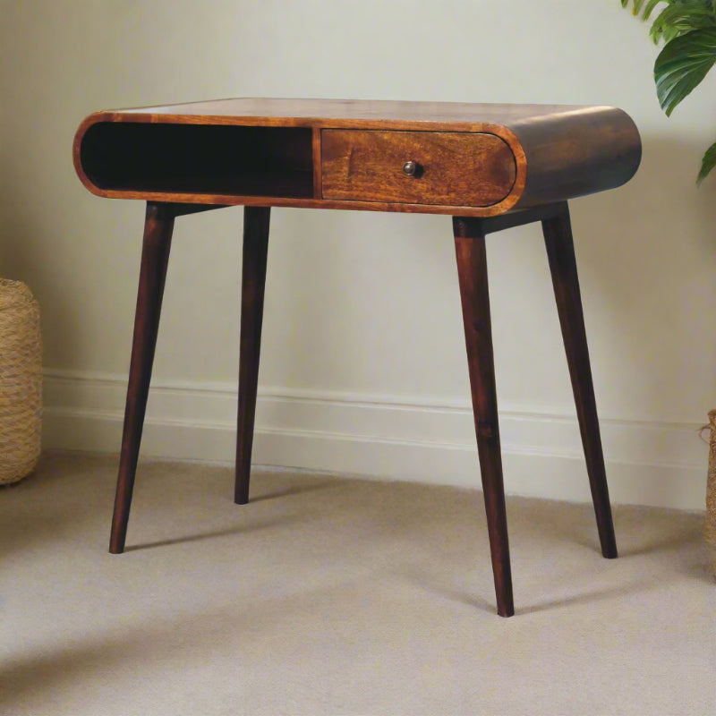 Chestnut Open Console Table- London