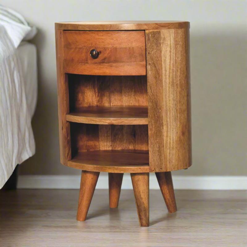 Bedside Table- Cortez Oak-ish