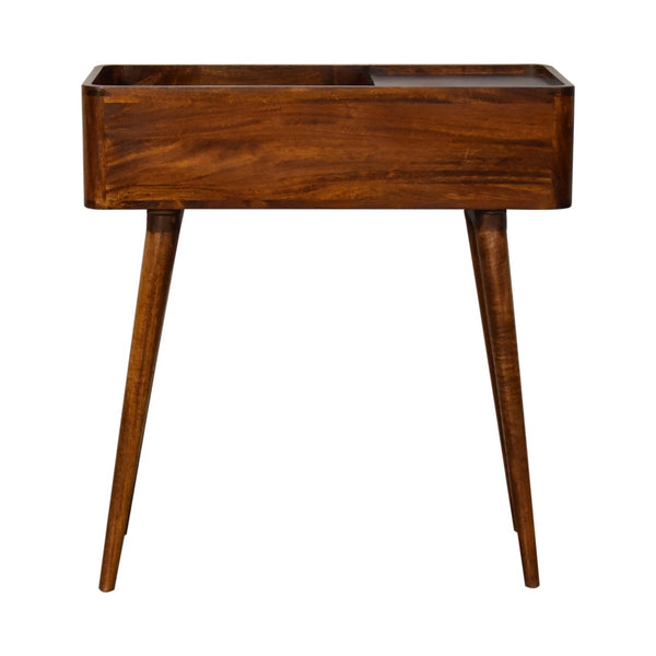 Chestnut Console Table- Open-top