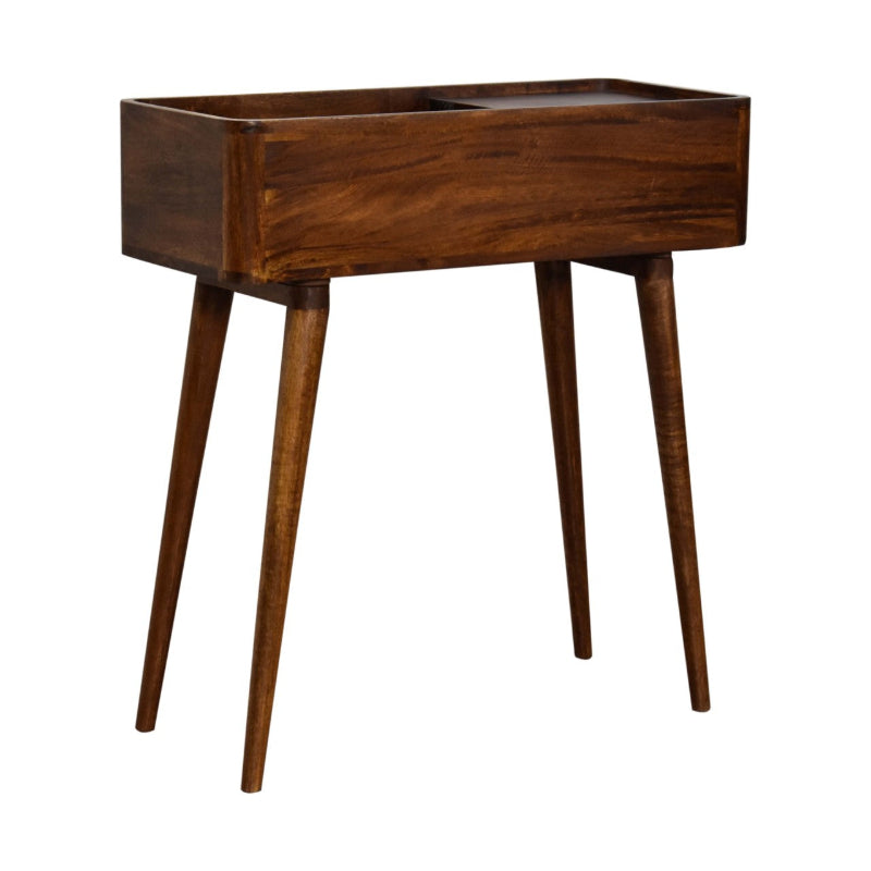 Chestnut Console Table- Open-top