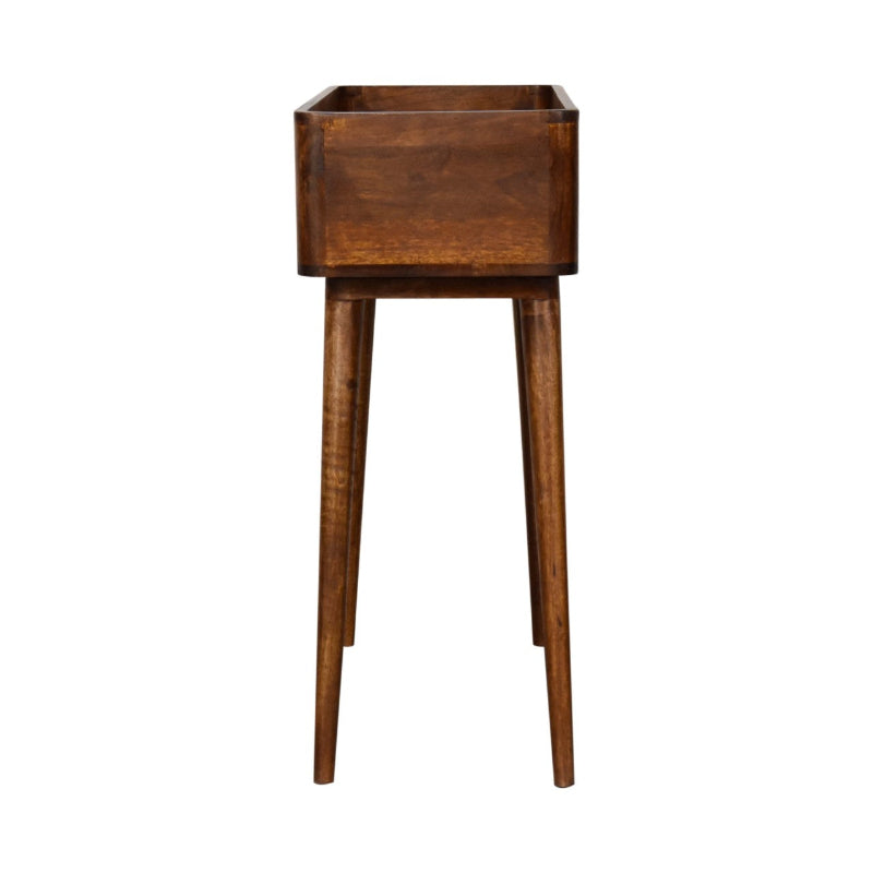 Chestnut Console Table- Open-top