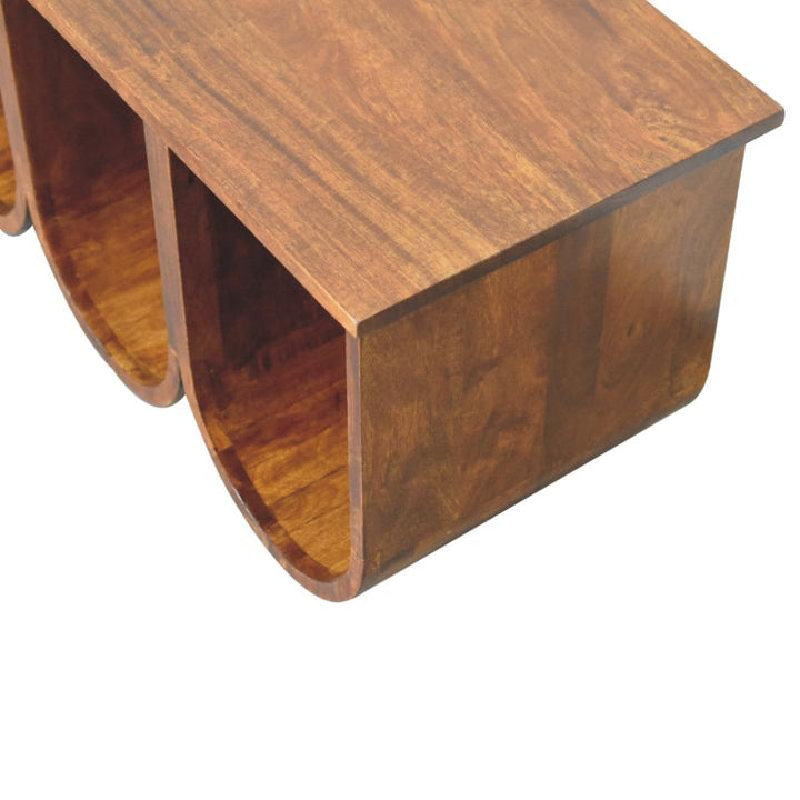 Coffee Table- Triple Open Style