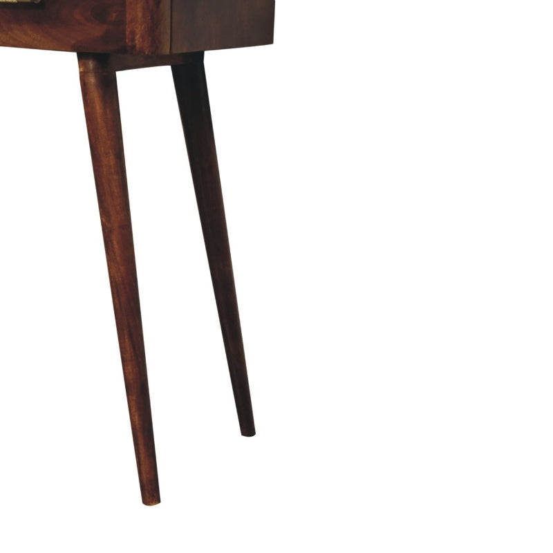 Chestnut Console Table- T-Bar