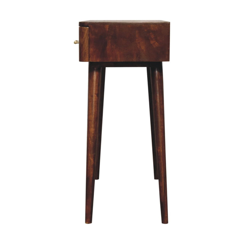 Chestnut Console Table- T-Bar