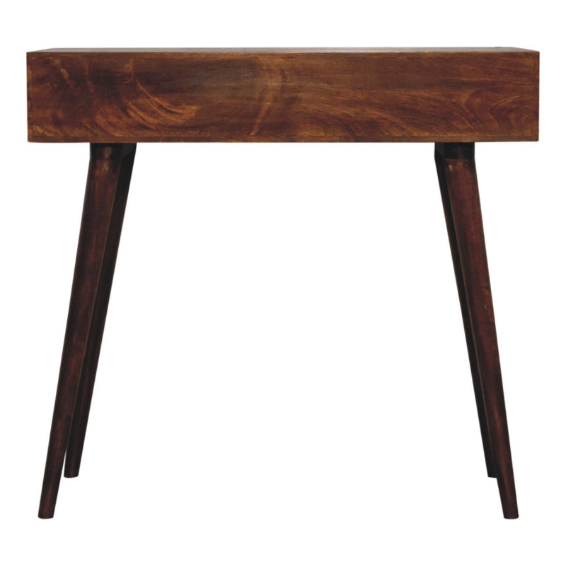 Chestnut Console Table- T-Bar