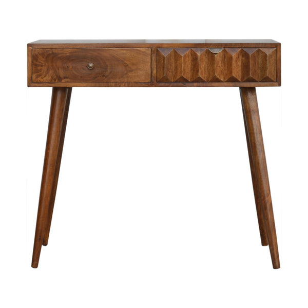 Chestnut Console Table- Prism